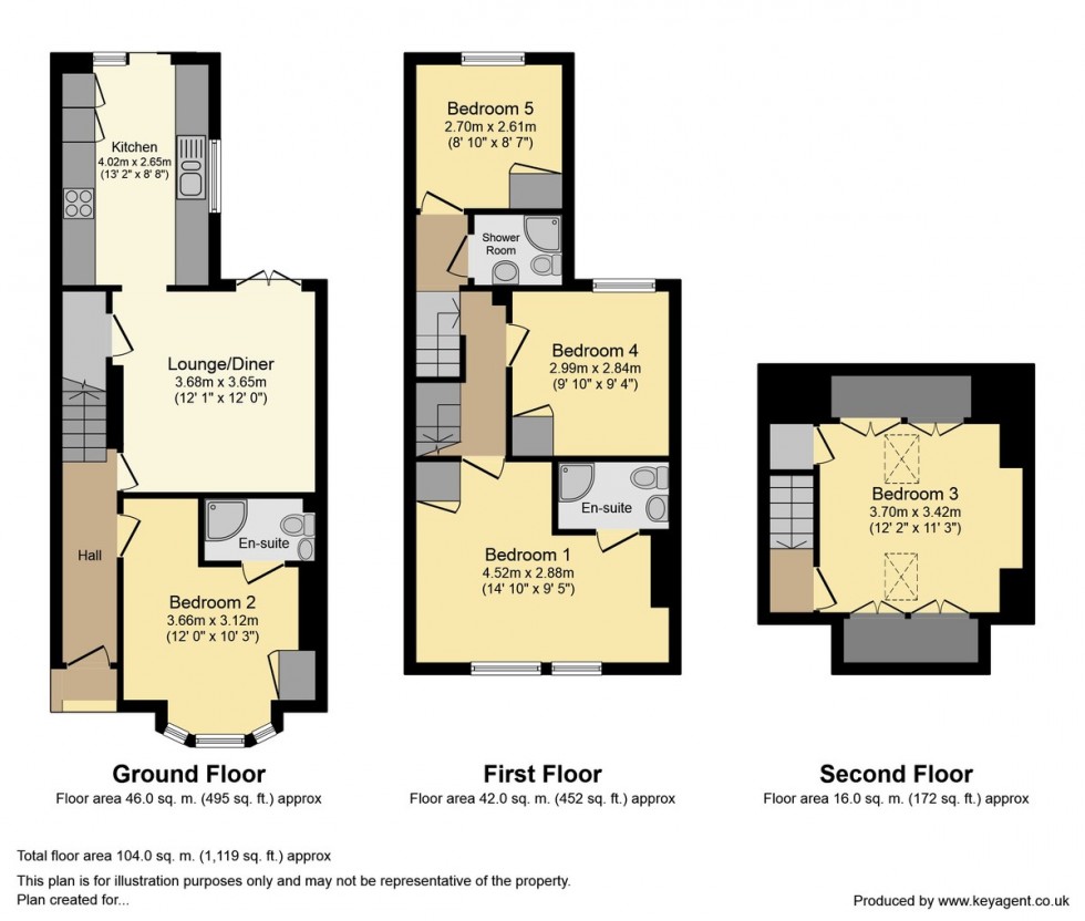 Floorplan for Pangbourne Street, Reading